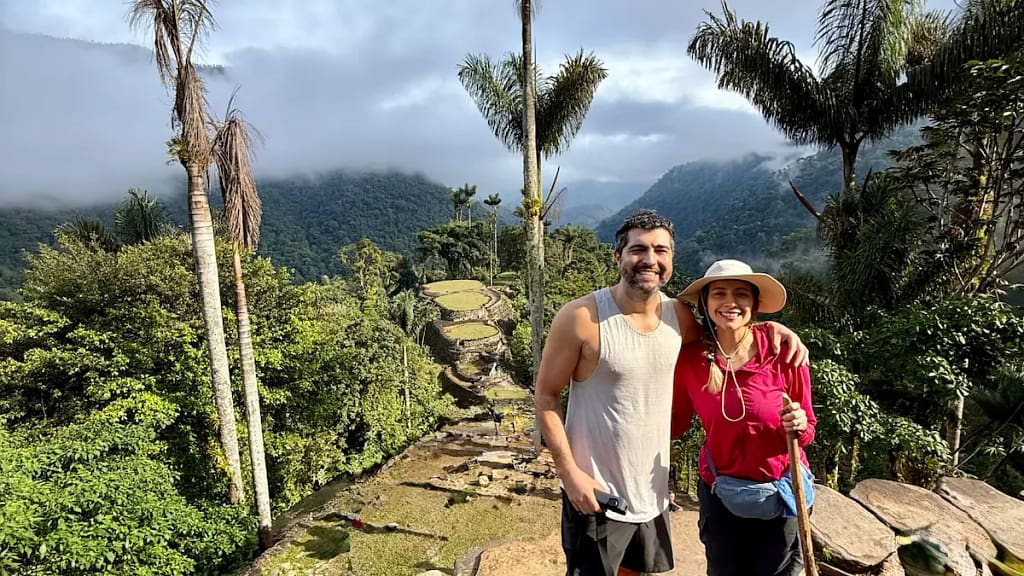 Caro y juanfe en ciudad perdida