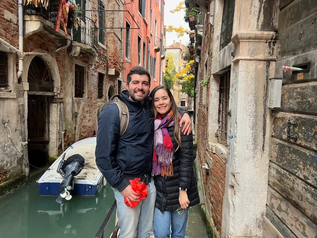 Caro y juanfe en italia