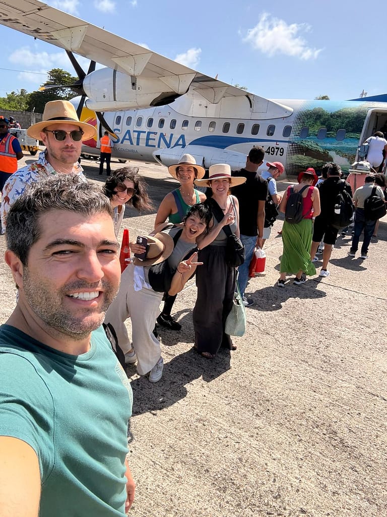 Vuelo desde san Andres a Providencia